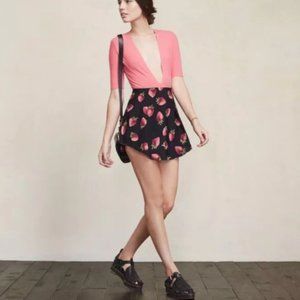 Reformation - Strawberry Skirt